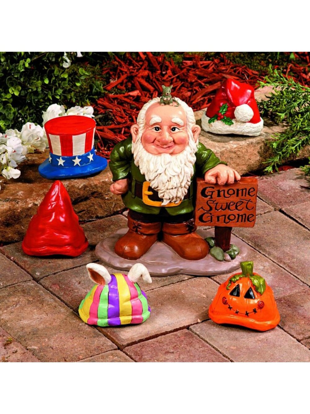 Whimsical Garden Gnomes Outdoor Statues for Home Decor & Landscaping